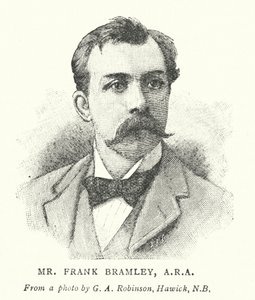 M. Frank Bramley, ARA (gravure)