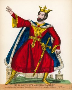 M. G Bennett en roi dans Hamlet - English School
