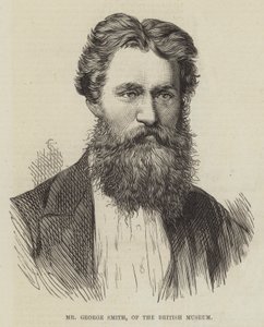 M. George Smith, du British Museum (gravure) - English School