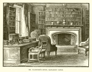 Bureau de M. Gladstone, Château de Hawarden