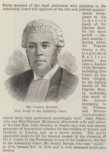 M. Gorell Barnes, nouveau juge de la cour de l