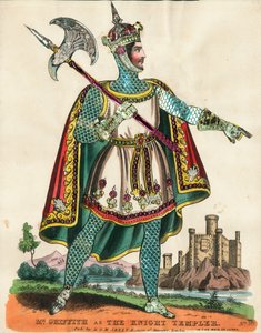 M. Griffith en Chevalier Templier dans La Jeune Fille de Juda - English School