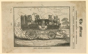 La nouvelle voiture à vapeur de M. Gurney - English School