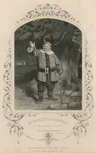 M. Hackett en Falstaff dans Les Joyeuses Commères de Windsor - English School