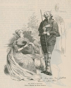 M. Henry Irving, acteur, en Malvolio - English School