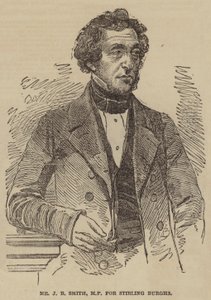M. J B Smith, député de Stirling Burghs (gravure) - English School
