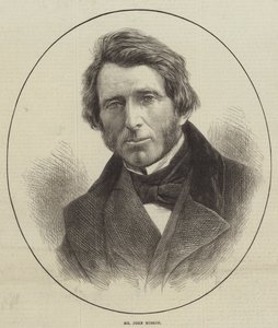 M. John Ruskin (gravure) - English School
