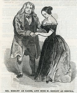 M. Keeley en Caleb et Mlle M. Keeley en Bertha - English School