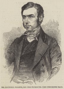 M. Roundell Palmer, député de Plymouth (gravure) - English School