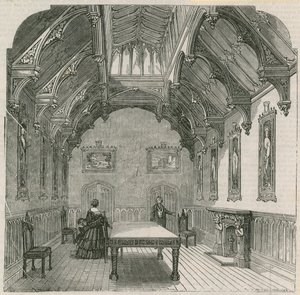 La nouvelle demeure de M. Russell, Park Lane, Londres : La salle à manger - English School