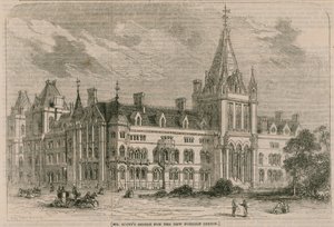Conception de M. Scott pour le nouveau bureau des affaires étrangères - English School