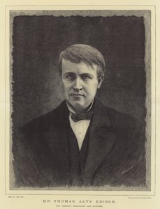 M Thomas Alva Edison, l