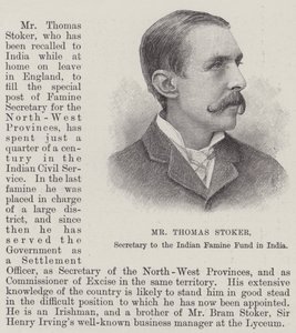 M. Thomas Stoker, secrétaire du Fonds de famine indien en Inde - English School