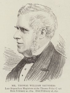 M. Thomas William Saunders - English School
