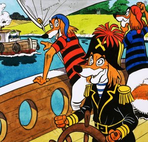 Monsieur Crapaud et les pirates chiens