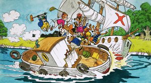 M. Toad en bateau