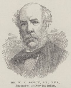 M. W H Barlow, CE, FRS, Ingénieur du Nouveau Pont de Tay - English School