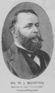 M. W J Mudford, Rédacteur en chef du "Standard" - English School
