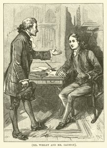 M. Wesley et M. Causton (gravure) - English School