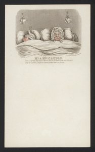 M. et Mme Caudle (gravure en couleur) - English School