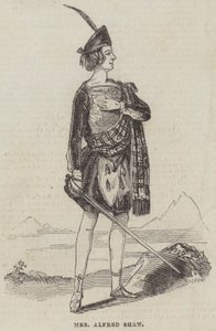 Mme Alfred Shaw (gravure) - English School