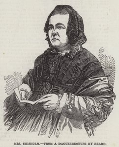 Mme Chisholm (gravure) - English School
