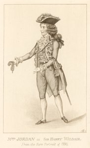 Mme Jordan en Sir Harry Wildair d
