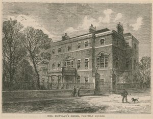 Maison de Mme Montagu, Portman Square, Londres - English School