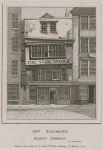 Mme Salmons, Le Musée de Cire, Fleet Street - English School