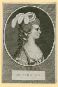 Mme Sarah Siddons, actrice - English School