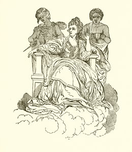Mme Siddons en muse tragique - English School
