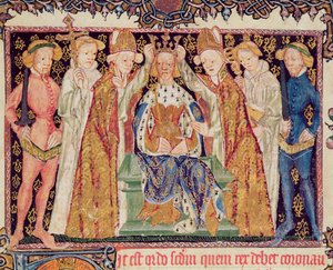 Ms 197 f.3r Couronnement d