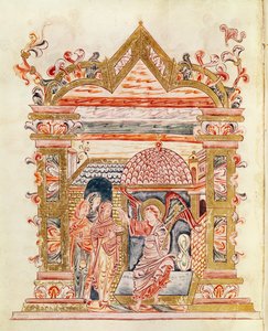 Les Saintes Femmes au Tombeau, du Missel de Robert de Jumièges, c.1016 - English School