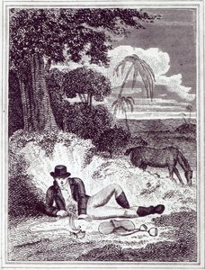 Mungo Park en Afrique, illustration de 
