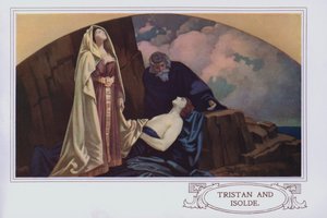 Murales dans le restaurant Peter Robinson : Tristan et Isolde