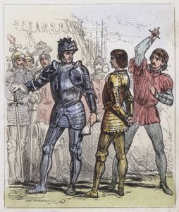 Meurtre du prince Édouard à Tewkesbury - English School
