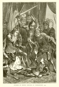 Meurtre du Prince Édouard à Tewkesbury, 1471 - English School
