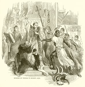 Meurtre de Thomas Becket, 1170 - English School