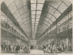 Musée des sciences et des arts en cours de construction, sur le domaine de Kensington Gore - English School