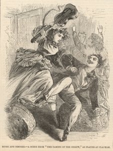 Musique et discorde; Une scène de La Mégère apprivoisée jouée à Clapham - English School