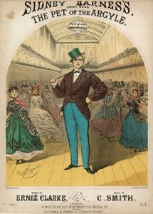 Partition musicale pour la chanson de Sidney Barnes 