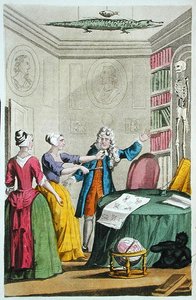Nan Holland et Tristram Savage volent le Dr. Trotter à Moorfields, illustration de 