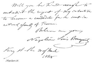 Napoléon III - English School