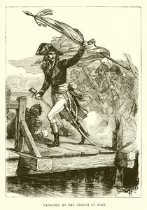 Napoléon au Pont de Lodi - English School
