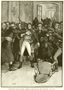 Coup de main de Napoléon : Scène dans la salle des Anciens - English School
