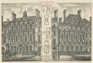 Hôpital National pour les Déformés, Great Portland Street, et Bolsover Street - English School
