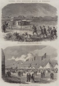Réunion de la National Rifle Association à Wimbledon (gravure)