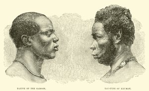 Autochtone du Gabon; type Tau de Kruman - English School