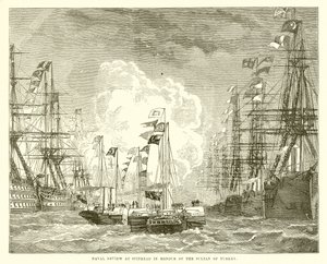Revue navale à Spithead en l
