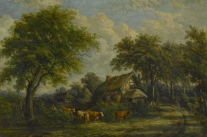 Près de Berkswell, vers 1850